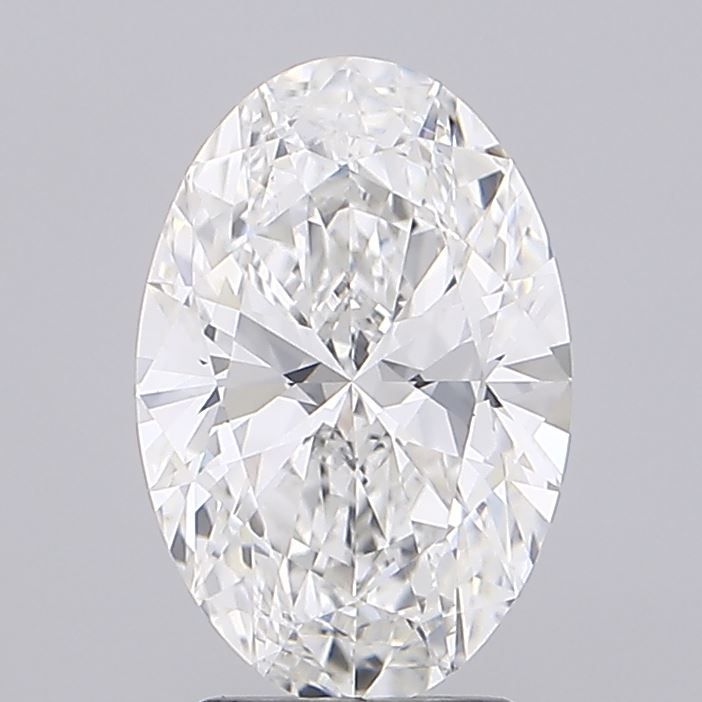 2.73 Carat F-VVS2 Oval Lab Diamond