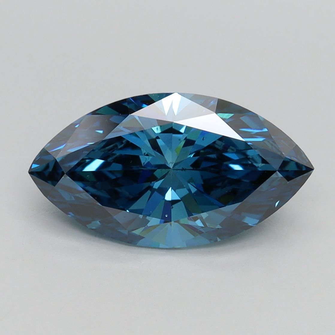 2.2 Carat Marquise Cut Fancy Blue