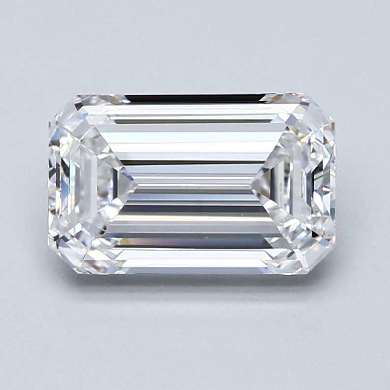 2.7 Carat D-VVS1 Emerald Cut Diamond