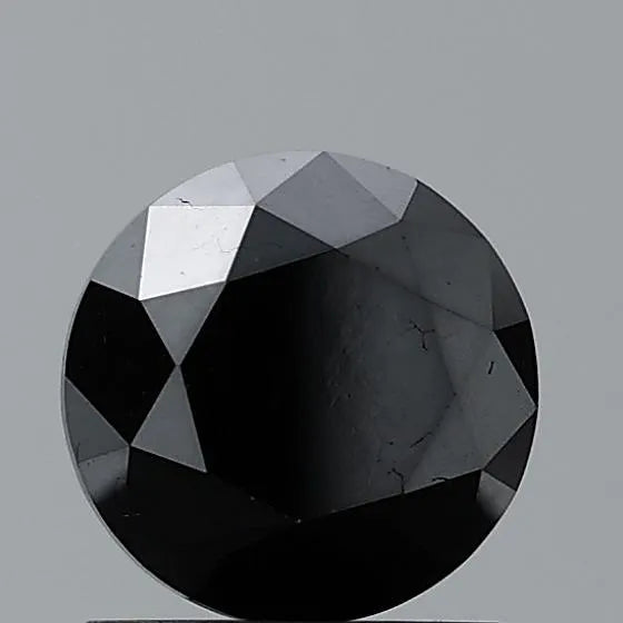 0.27ct Round Natural Diamond (Colour Black, Clarity VS1, Cut EX, Uncertified)