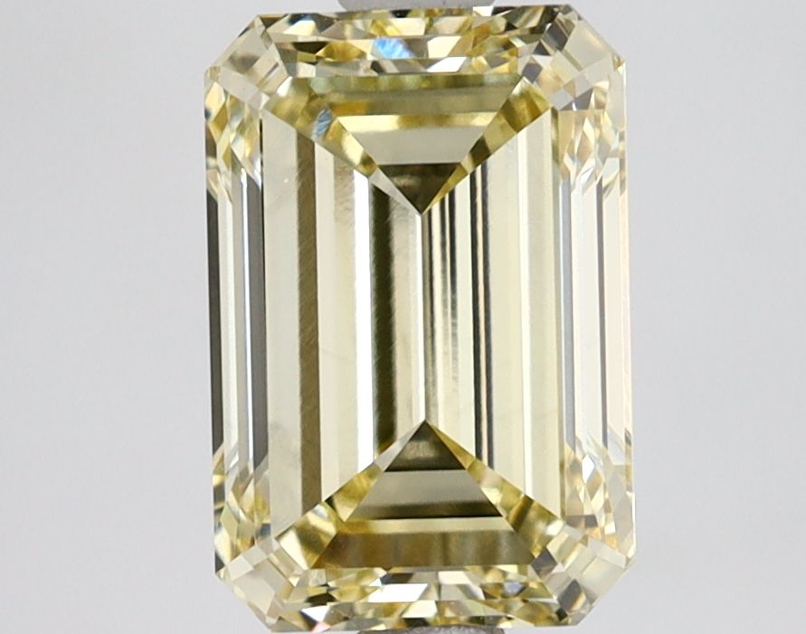 2.58 Carat Emerald Cut Fancy Yellow