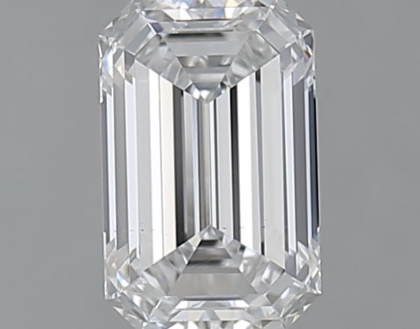 0.9 Carat D-VS2 Emerald Cut Diamond