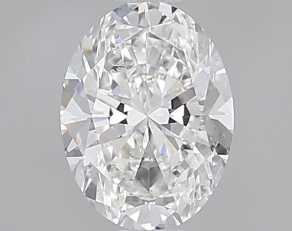 0.91 Carat F-SI1 Oval Cut Diamond