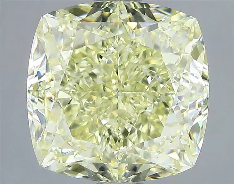 7.09ct Cushion brilliant Natural Diamond (Colour Fancy Light Yellow, Clarity VS1, GIA Certified)