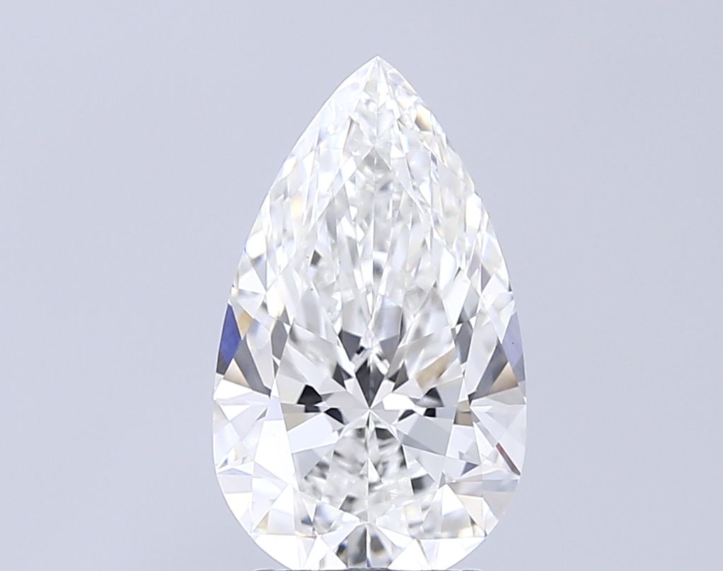 3.09 Carat G-VS1 Pear Lab Diamond