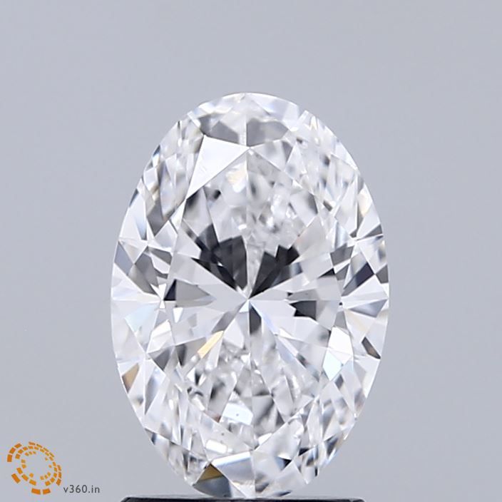 1.51 Carat D-VS1 Oval Lab Diamond