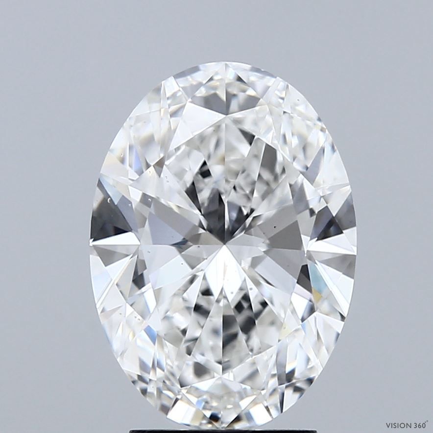 3.51 Carat E-VS2 Oval Lab Diamond