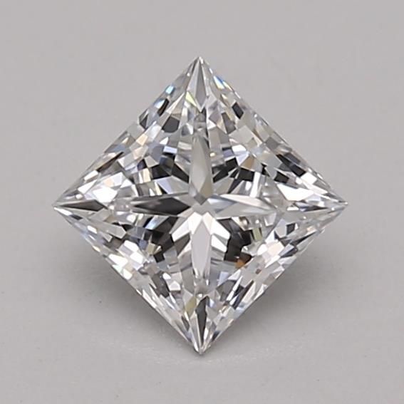 0.63 Carat D-VVS2 Princess Lab Diamond