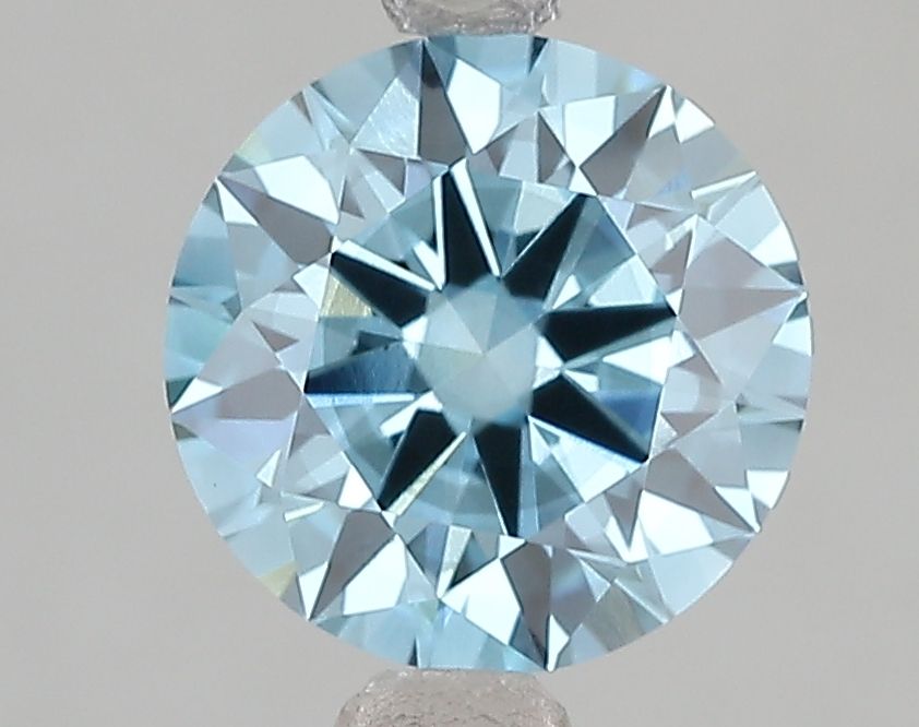 2.00 Carat Round Cut Fancy Blue