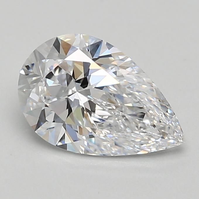 0.9 Carat D-VVS2 Pear Lab Diamond