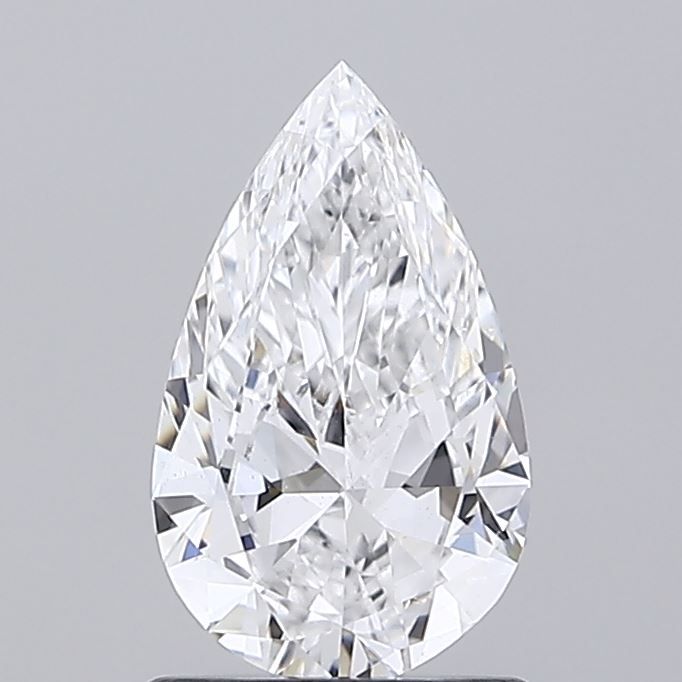 1.00 Carat D-VS2 Pear Lab Diamond