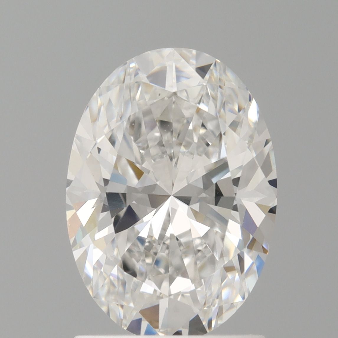 1.59 Carat F-VVS2 Oval Lab Diamond