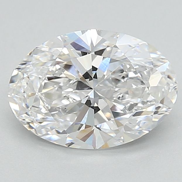 1.37 Carat D-VVS1 Oval Lab Diamond