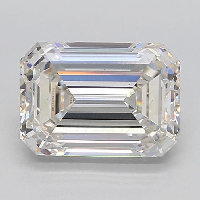 3.04 Carat G-VS1 Emerald Lab Diamond