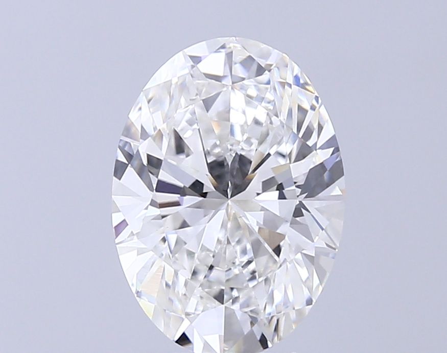 3.51 Carat F-VS2 Oval Lab Diamond