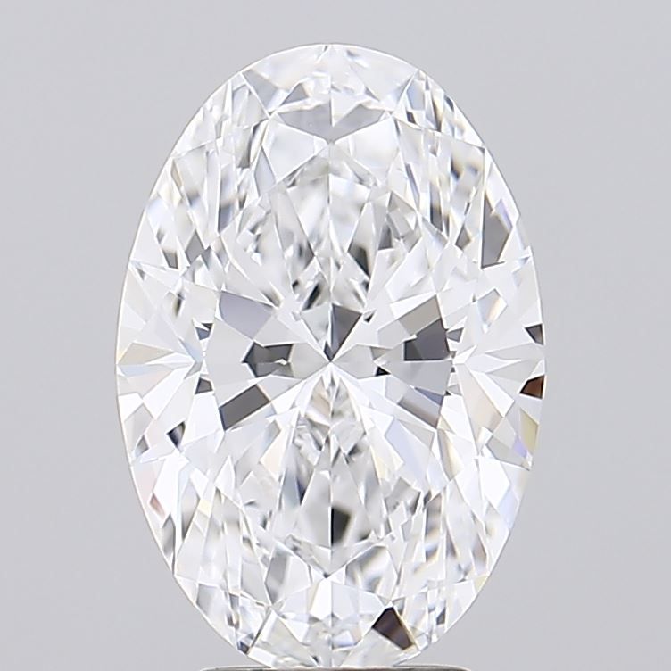 4.00 Carat D-IF Oval Lab Diamond
