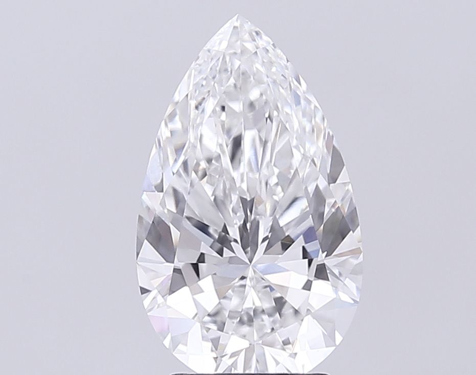 1.00 Carat D-VS2 Pear Lab Diamond