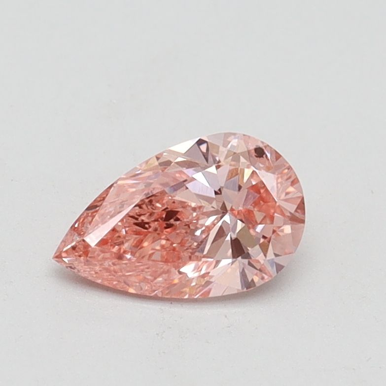 0.50 Carat Pear Cut Fancy Pink
