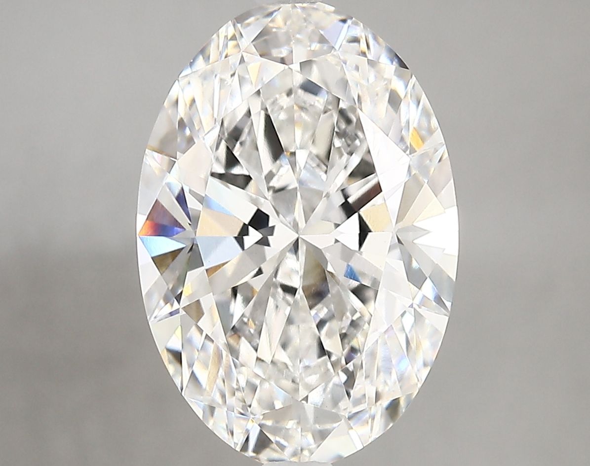4.47 Carat F-VVS2 Oval Lab Diamond