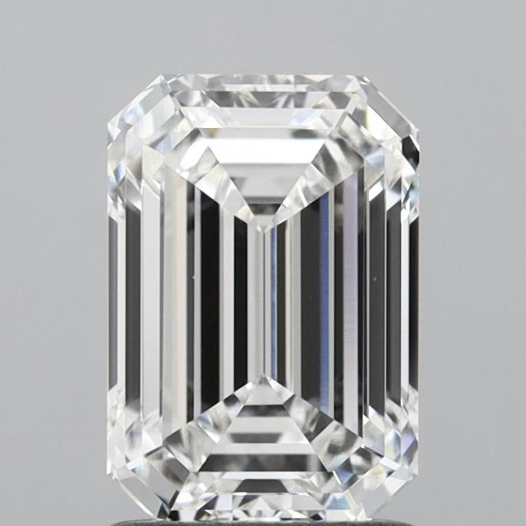 1.61 Carat F-VVS2 Emerald Lab Diamond