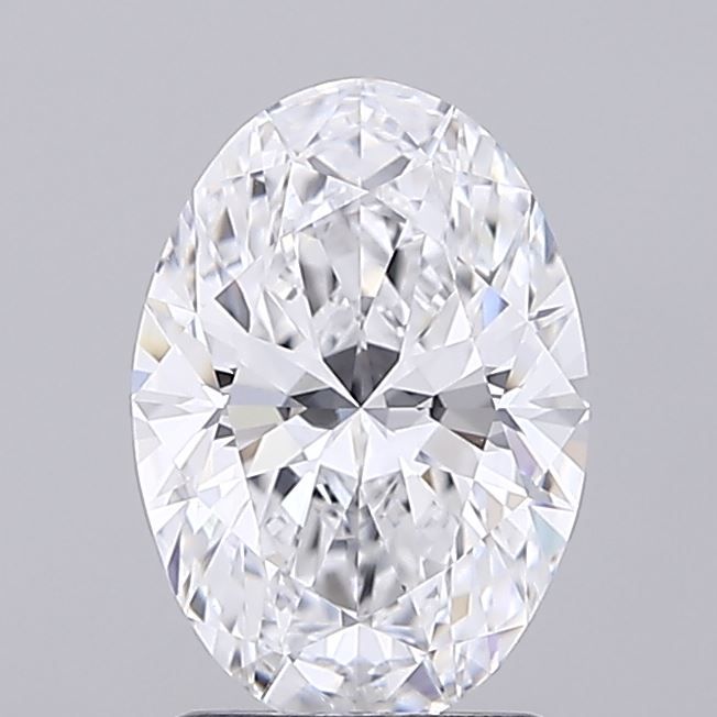 2.00 Carat D-IF Oval Lab Diamond