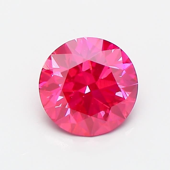 0.96 Carat Round Cut Fancy Pink