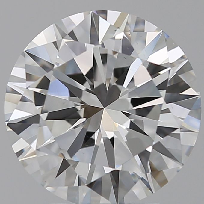 2.53 Carat F-VS2 Round Lab Diamond
