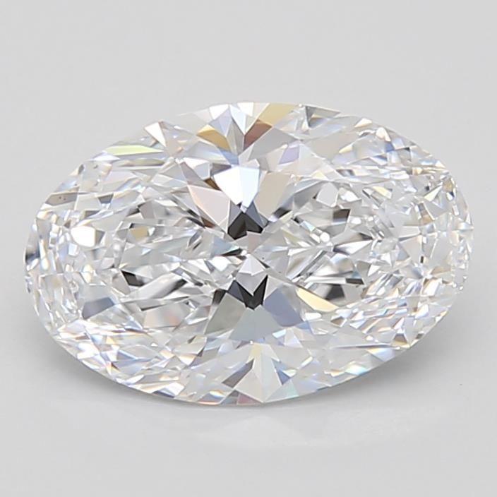 1.59 Carat D-VVS1 Oval Lab Diamond
