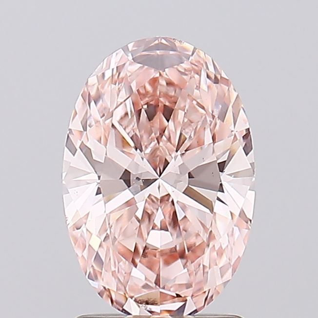 1.50 Carat Oval Cut Fancy Pink