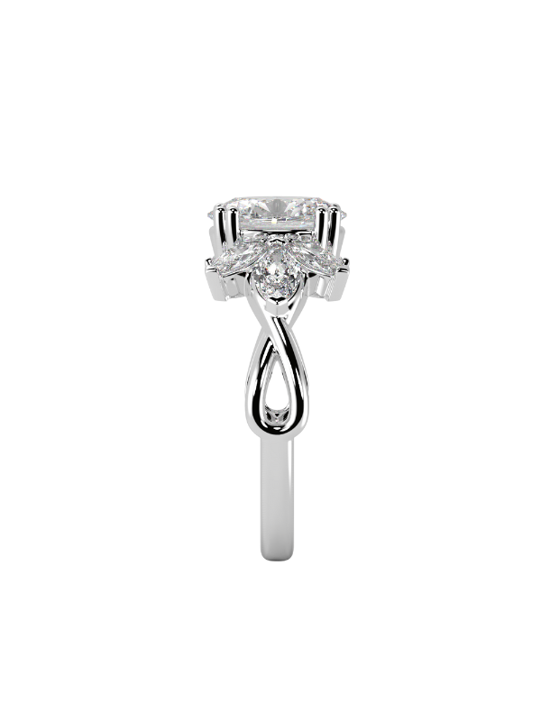 Olivia Moissanite Engagement Ring