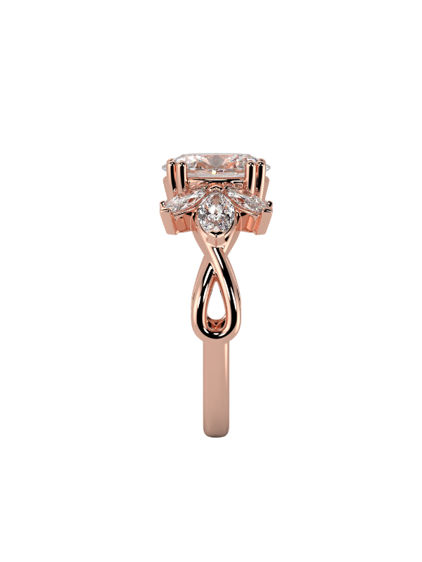 Olivia Moissanite Engagement Ring